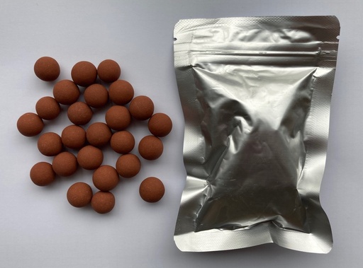 [Qelby15mm 100gr alu bag] Qelby keramische balletjes 15 mm, 100 gr, aluminium zakje